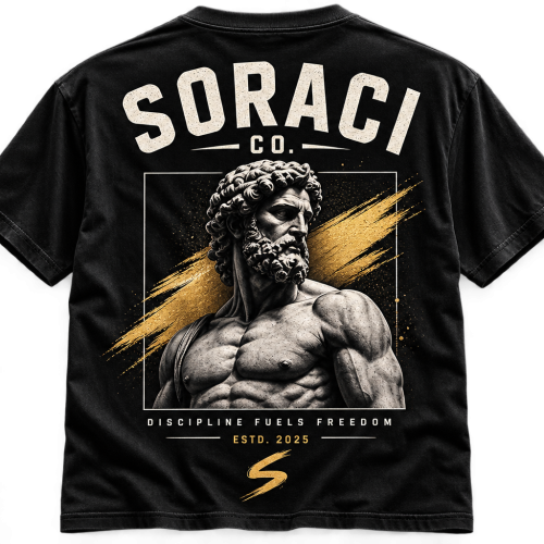 discipline-tee Discipline Tee — Soraci Co. product mockup